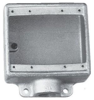 Crouse-Hinds FD12 Electrical Box | Feraloy Alloy Deep Two-Gang 1/2" Condulet