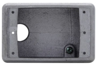 Crouse-Hinds FDA2 Conduit & Fittings | Deep Single-Gang A-Shape Back Feed 3/4" Hub FD Series