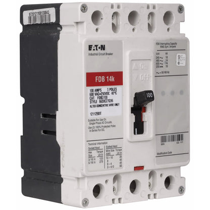 Cutler Hammer FDB3030 Circuit Breaker | Series C FDB 600V 30A