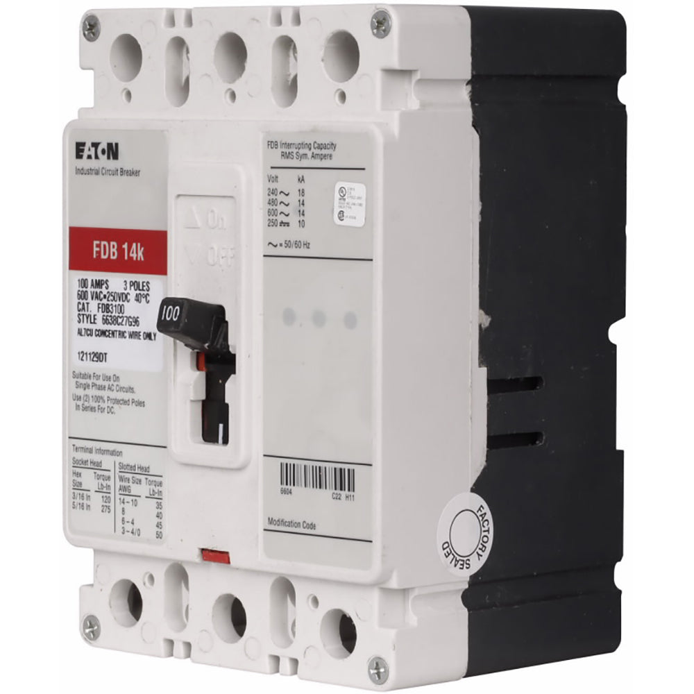 Cutler Hammer FDB3030 Circuit Breaker | Series C FDB 600V 30A
