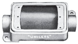 Appleton FDC175L Circuit Breaker | 25 cu-in 1 Gang 2 Outlets 3/4" Hub UNILETS