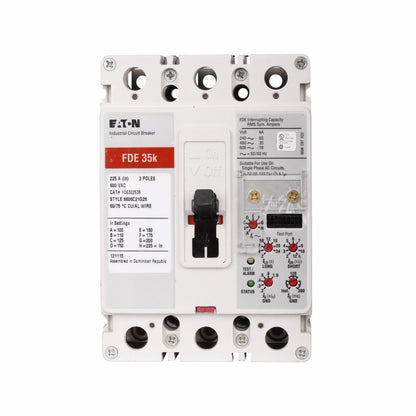 FDE322532 - Cutler Hammer Bolt-On 225 Amp 3 Pole Circuit Breaker - Essential Electric Supply