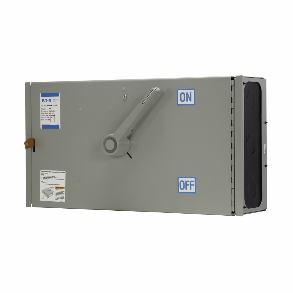Cutler Hammer FDPW325R Panel Mount Switch | 240V 400A 3P Fusible Type FDP