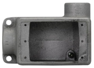 Crouse-Hinds FDR2 Condulet FD Device Box Feraloy Iron Alloy Single-Gang R Shape