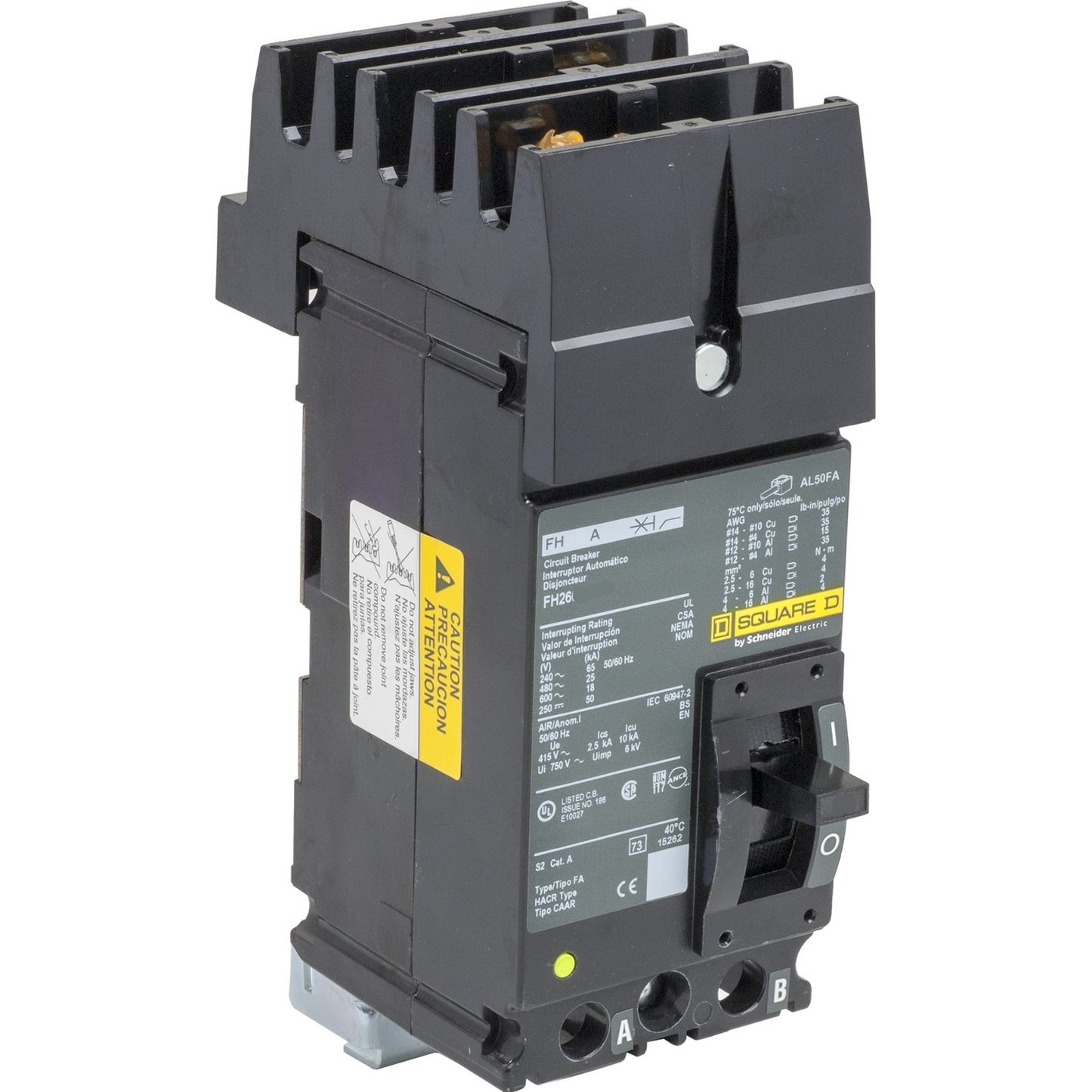 FH26060AB - Square D I-Line Style Plug-In 60 Amp 2 Pole Circuit Breaker - Essential Electric Supply
