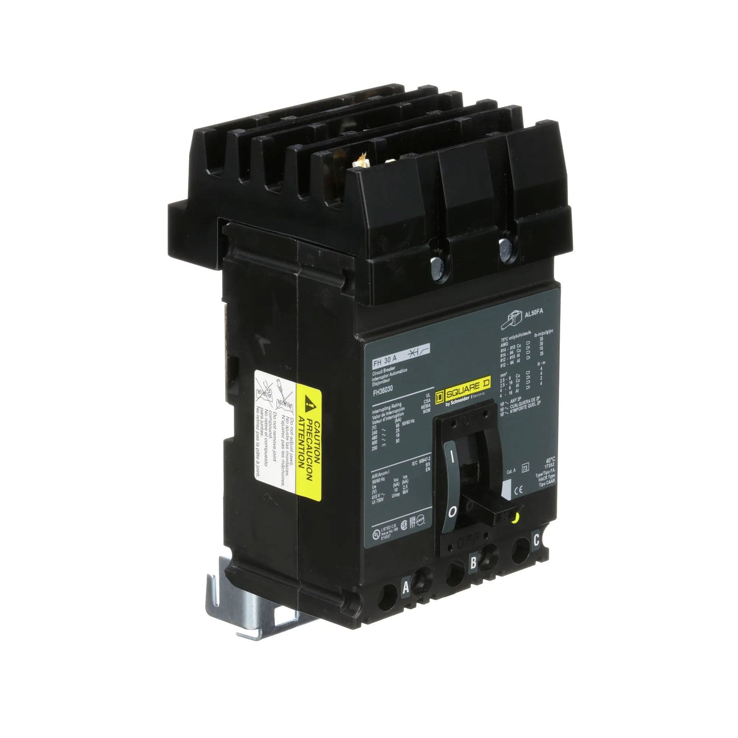 Square D FH36030 Circuit Breaker | 600V 30A 3P 25kA@480V I-Line