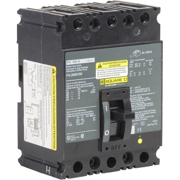 FHL3600015M - Schneider Electric Feed-Thru 600V 150A 3 pole circuit breaker 25kA@480V - Essential Electric Supply