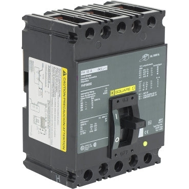 FHP36050G2100 - Square D Bolt-On 600V 50A 3 pole circuit breaker 25kA@480V - Essential Electric Supply