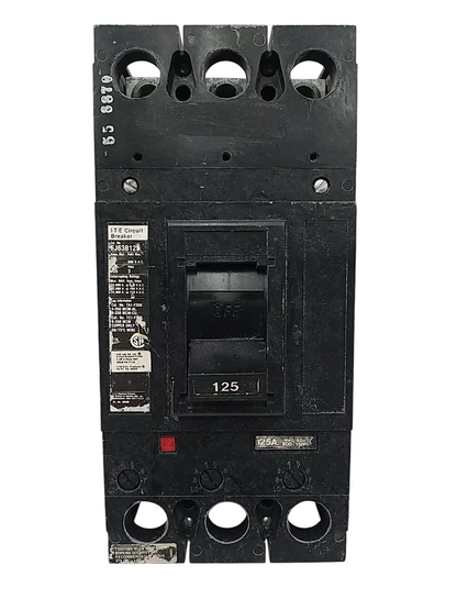 Siemens FJ63B125 Circuit Breaker | 600V 125A 3P 18kA@480V Bolt-On FJ Series
