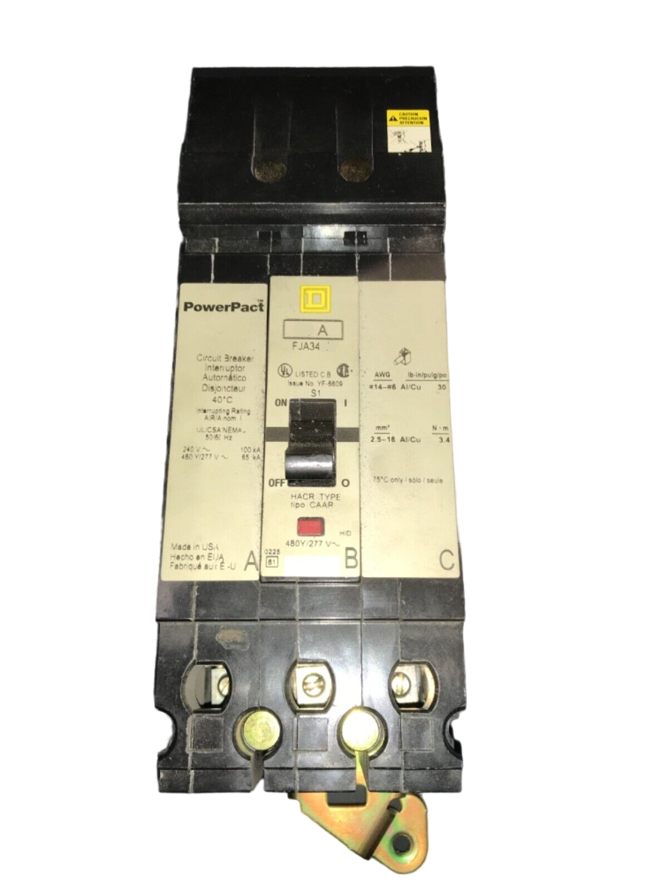FGA34015 - Square D/ Schneider Electric I-Line Style Plug-In 15 Amp 3 Pole Circuit Breaker - Essential Electric Supply