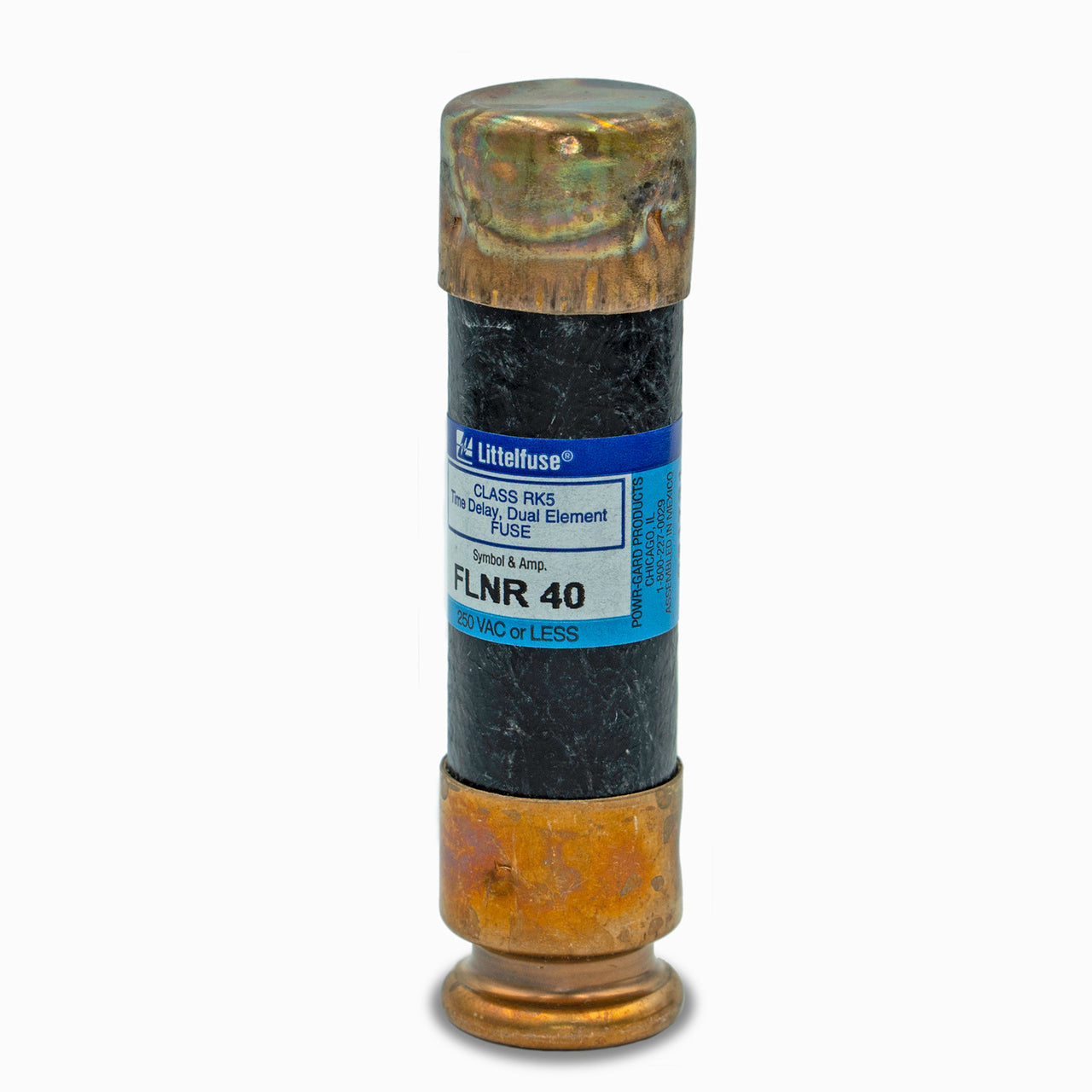 Littelfuse FLNR040 Fuse | FLNR Series - UL Class RK5 Dual-Element Time-Delay Fuses FLNR Series - UL Class RK5 Dual-Element Time-Delay Fuses 250V 40A