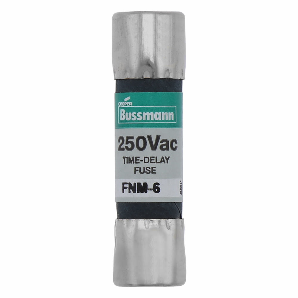 Cooper Bussmann, Bussmann FNM-6 Low Voltage FNM Series 250V 6A Fuse - Essential Electric Supply