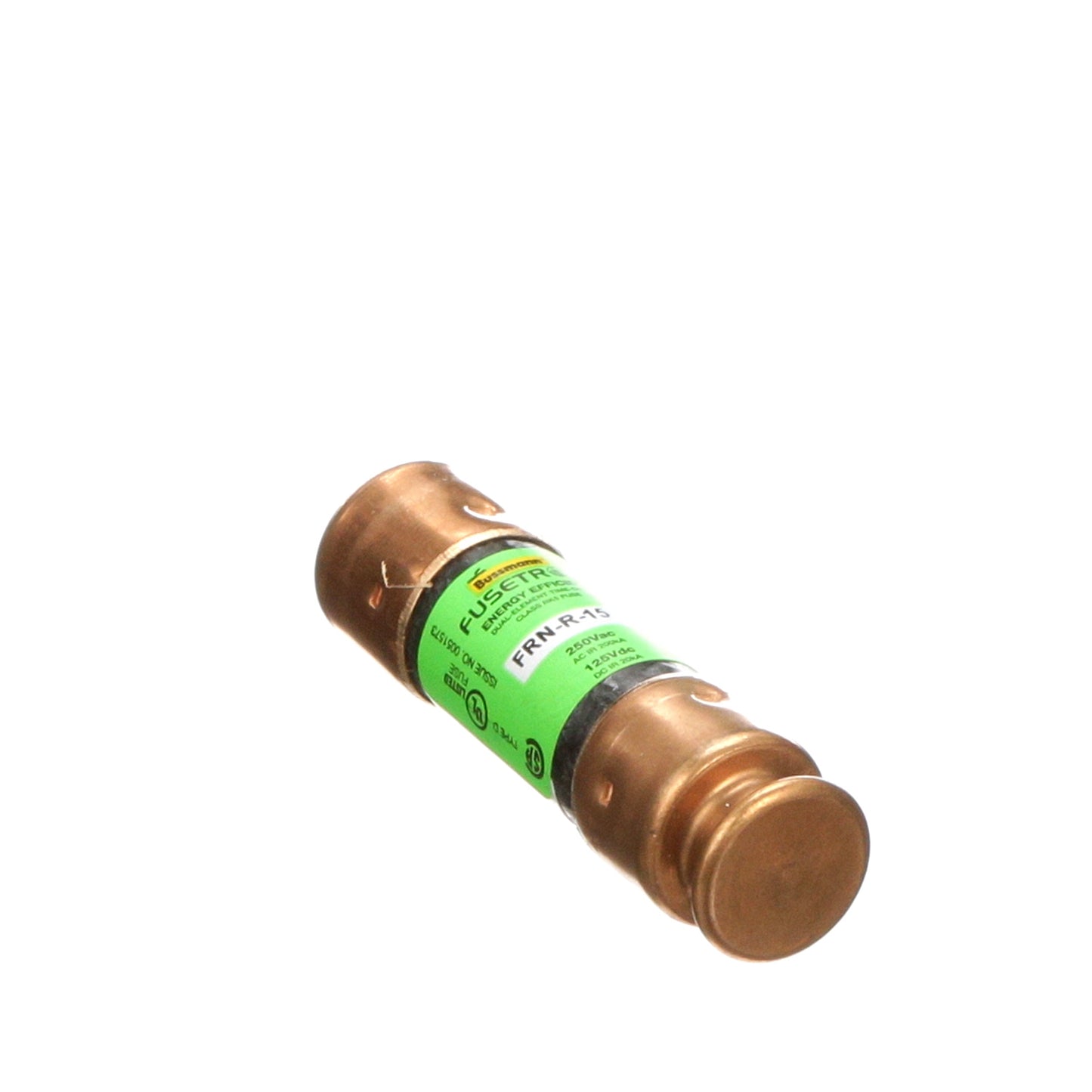 Bussmann FRN-R-15 Low Voltage Fuse 250V 15A 200kA@250V RK5 Fusetron
