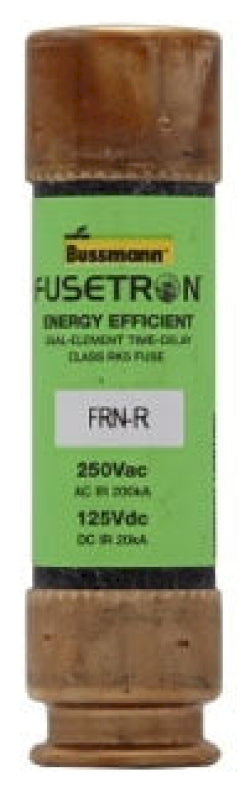 Cooper Bussmann FRN-R-50 Low Voltage Fusetron 250V 50A Fuse - Essential Electric Supply