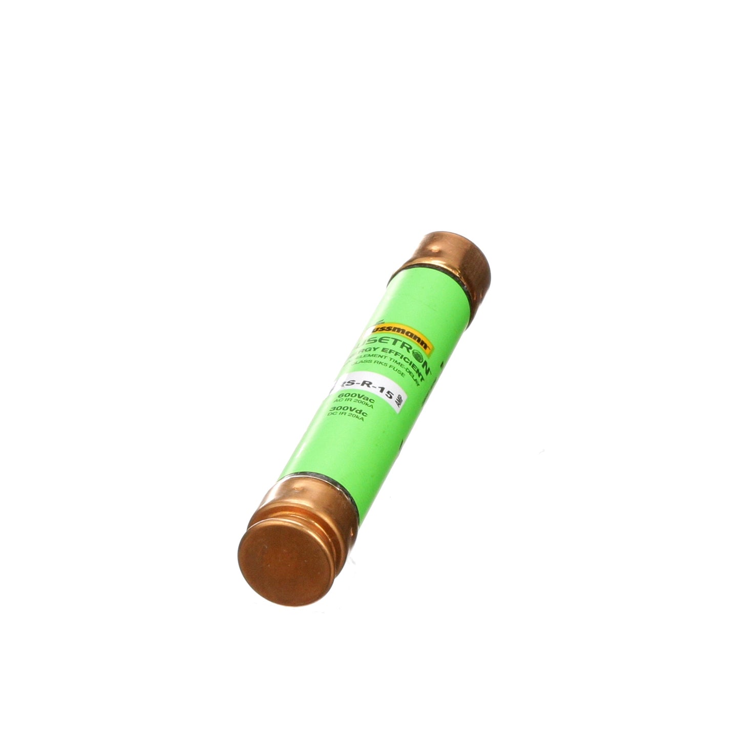 Bussmann FRS-R-15 Fuse | 600V 15A 200kA@600V RK5 Fusetron
