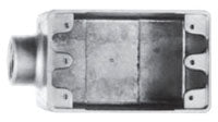 Crouse-Hinds FS1SA Conduit & Fittings | Shallow Copper-Free Aluminum Single-Gang 1/2" Hub FS Series