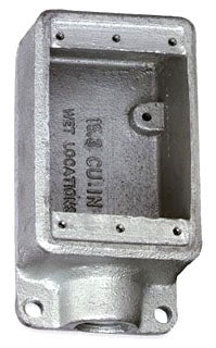 Thomas & Betts FS2TB Single Gang Cast Iron Box | 3/4" Opening