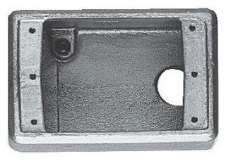 Crouse-Hinds FSA1 Conduit & Fittings | Shallow Cast Single-Gang A-Shape 1/2" Hub FS Series