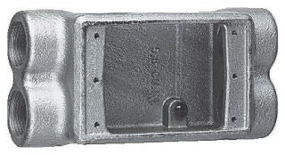 Crouse-Hinds FSCD2 Cast Device Box Shallow Single-Gang 3/4" NPT FSCD