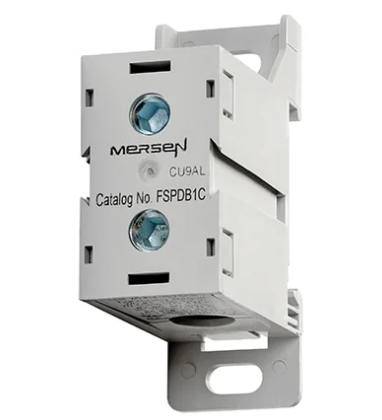 Mersen FSPDB1C Power Distribution Block | Single-Pole 175A 600V Finger-Safe