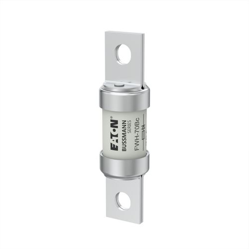 Eaton Bussmann FWH-70BC Fuse | 70A 500V AC/DC Bolt Mount High-Speed aR Class