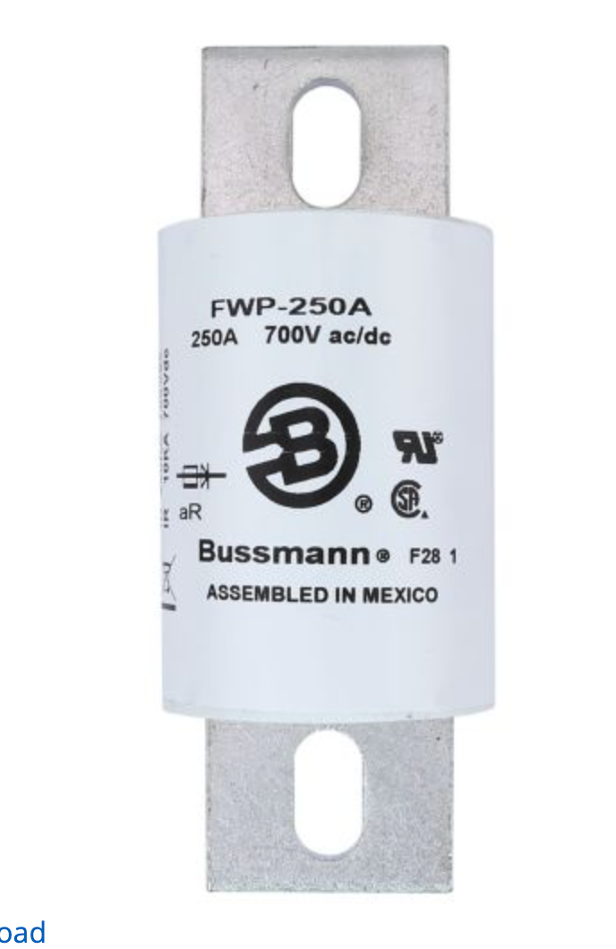 BUSS FWP250A SEMICONDTR FUSE | 700V 250A 200KA FWP