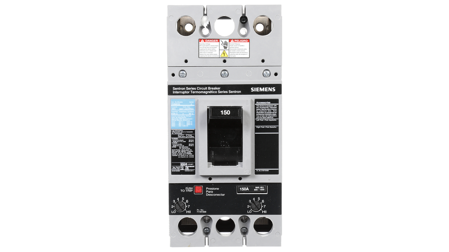 FXD62B150L - SIemens Feed-Thru 150 Amp 2 Pole Circuit Breaker - Essential Electric Supply
