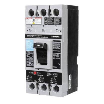 Siemens FXD63B200 Molded Case Circuit Breaker | 600V 200A 3P 35kA@480V Bolt-On Sentron Series