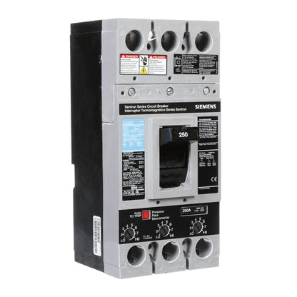Siemens FXD63B250 Molded Case Circuit Breaker | 600V 250A 3P 35kA@480V Bolt-On Sentron Series