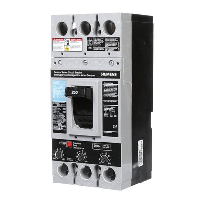 Siemens FXD63B250 Molded Case Circuit Breaker | 600V 250A 3P 35kA@480V Bolt-On Sentron Series