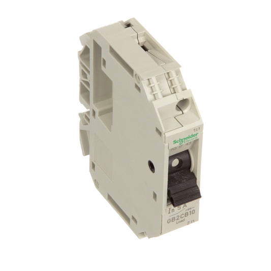 Square D GB2CB10 Circuit Breaker | 277V 5A 1P 3kA@110V Plug-In