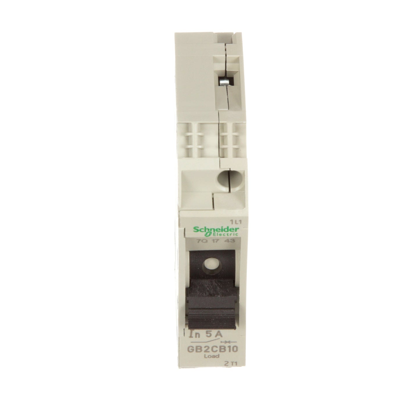 Square D GB2CB10 Circuit Breaker | 277V 5A 1P 3kA@110V Plug-In