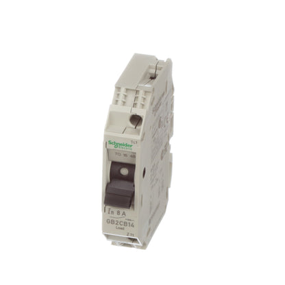 Schneider Electric GB2CB14 Circuit Breaker | 277V 8A 1P Plug-In 3kA@110V