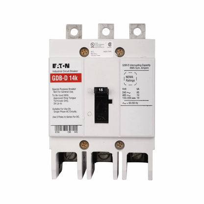 Cutler Hammer GDB3015D Circuit Breaker | Series C GDB 480V 15A