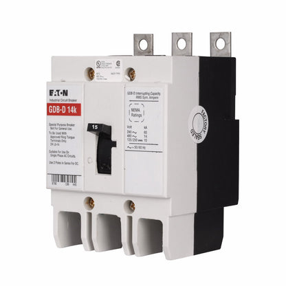 Cutler Hammer GDB3015D Circuit Breaker | Series C GDB 480V 15A