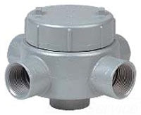 Hubbell GECXAT3 Aluminum Outlet Body Fitting | 1-inch Hub Size Industrial Section