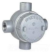 Killark GECXT1M GEC Outlet Body X Type Iron Conduit Box