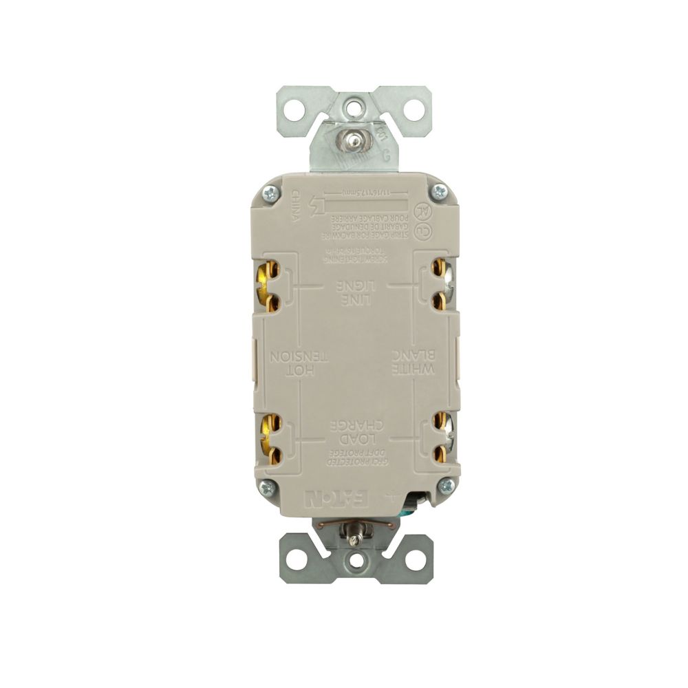 Hubbell GF20LA GFCI Receptacle 20A Light Almond Hubbell-Pro