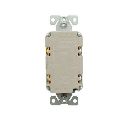 Hubbell GF20LA GFCI Receptacle 20A Light Almond Hubbell-Pro