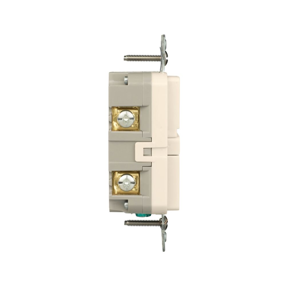Hubbell GF20LA GFCI Receptacle 20A Light Almond Hubbell-Pro