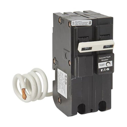 Eaton GFTCB260 Circuit Breaker | 240V 60A 2P 10kA@240V Plug-In GF Series