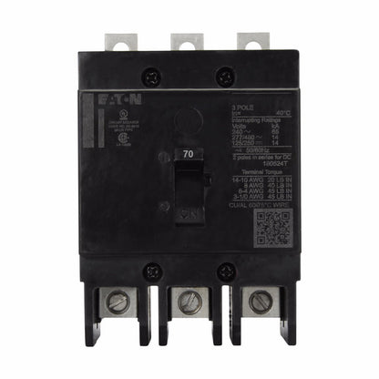 Eaton GHB3070S1 Circuit Breaker | Series C GHB 480V 70A