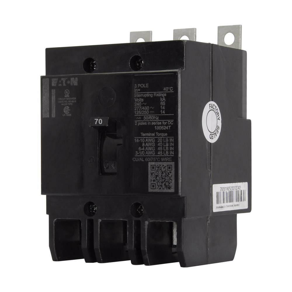 Eaton GHB3070S1 Circuit Breaker | Series C GHB 480V 70A