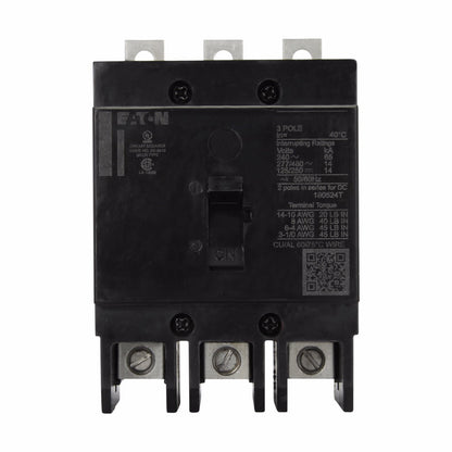 Cutler Hammer GHB3100S1 Molded Case Circuit Breaker | 480V 100A 3P 14kA@480V Bolt-On Series C