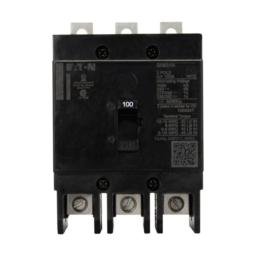 Eaton GHB3030V Circuit Breaker | 480V 30A 3P 14kA@480V Series C