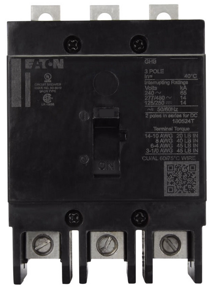 GHB3030 - Westinghouse/ Cutler Hammer/ Eaton Bolt-On 30 Amp 3 Pole Circuit Breaker - Essential Electric Supply