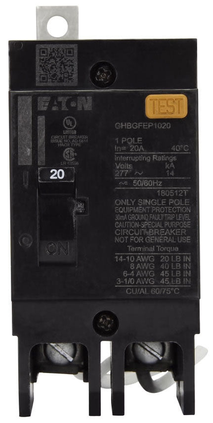 GHBGFEP1030 - Westinghouse/ Eaton/ Cutler Hammer Bolt-On 30 Amp 1 Pole Circuit Breaker - Essential Electric Supply