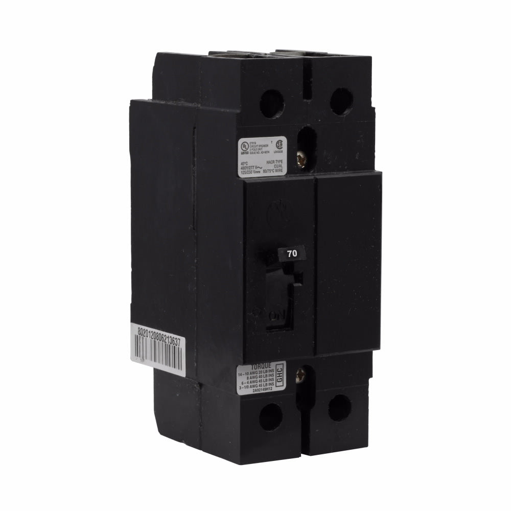 Cutler Hammer GHC2070 Circuit Breaker | Series C GHC 480V 70A