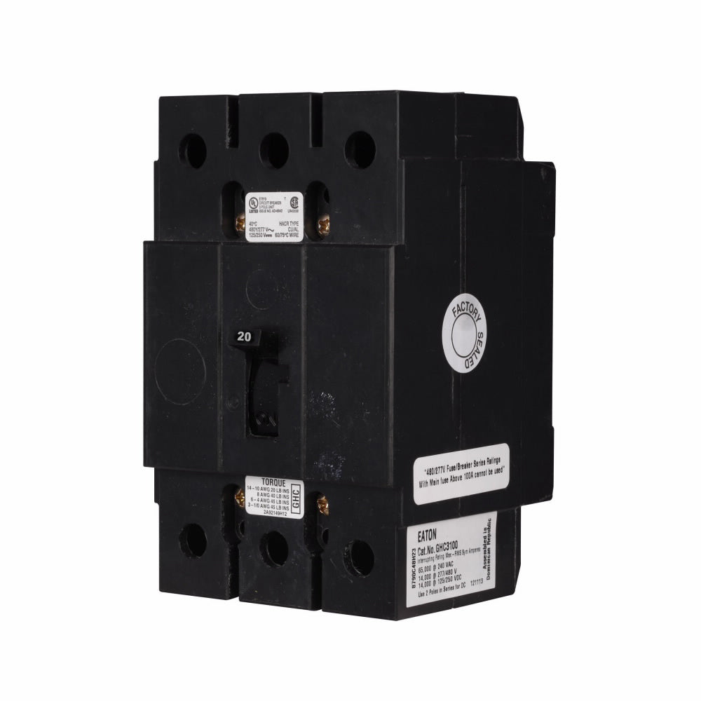 Cutler Hammer GHC3020 Circuit Breaker | Series C GHC 480V 20A