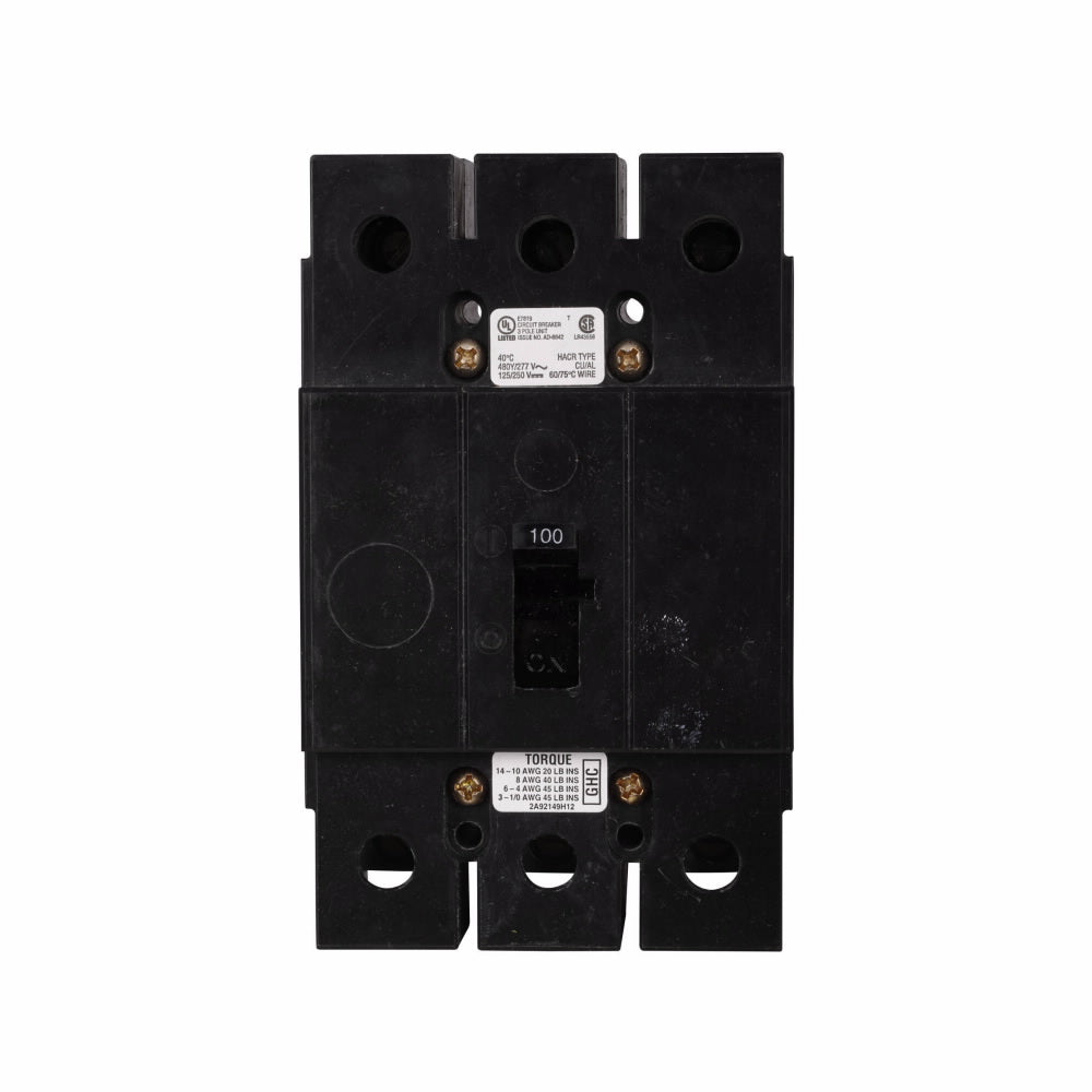 GHC3045 - Westinghouse/ Cutler Hammer/ Eaton Feed-Thru 45 Amp 3 Pole Circuit Breaker - Essential Electric Supply